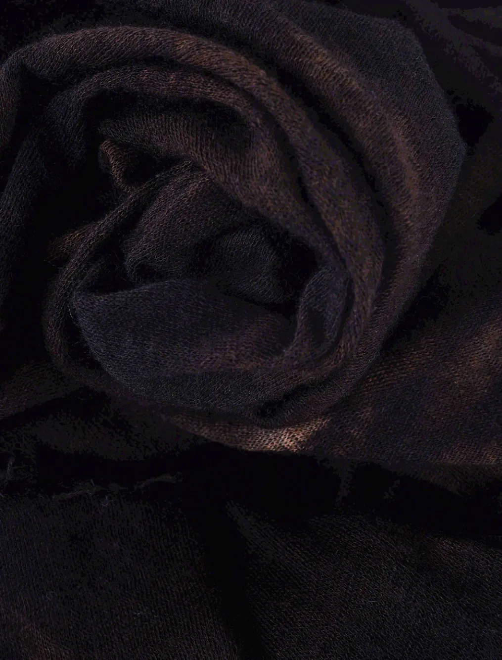 Best Sale Evie Lou Cashmere Love Scarf, Hand-Dyed Brown