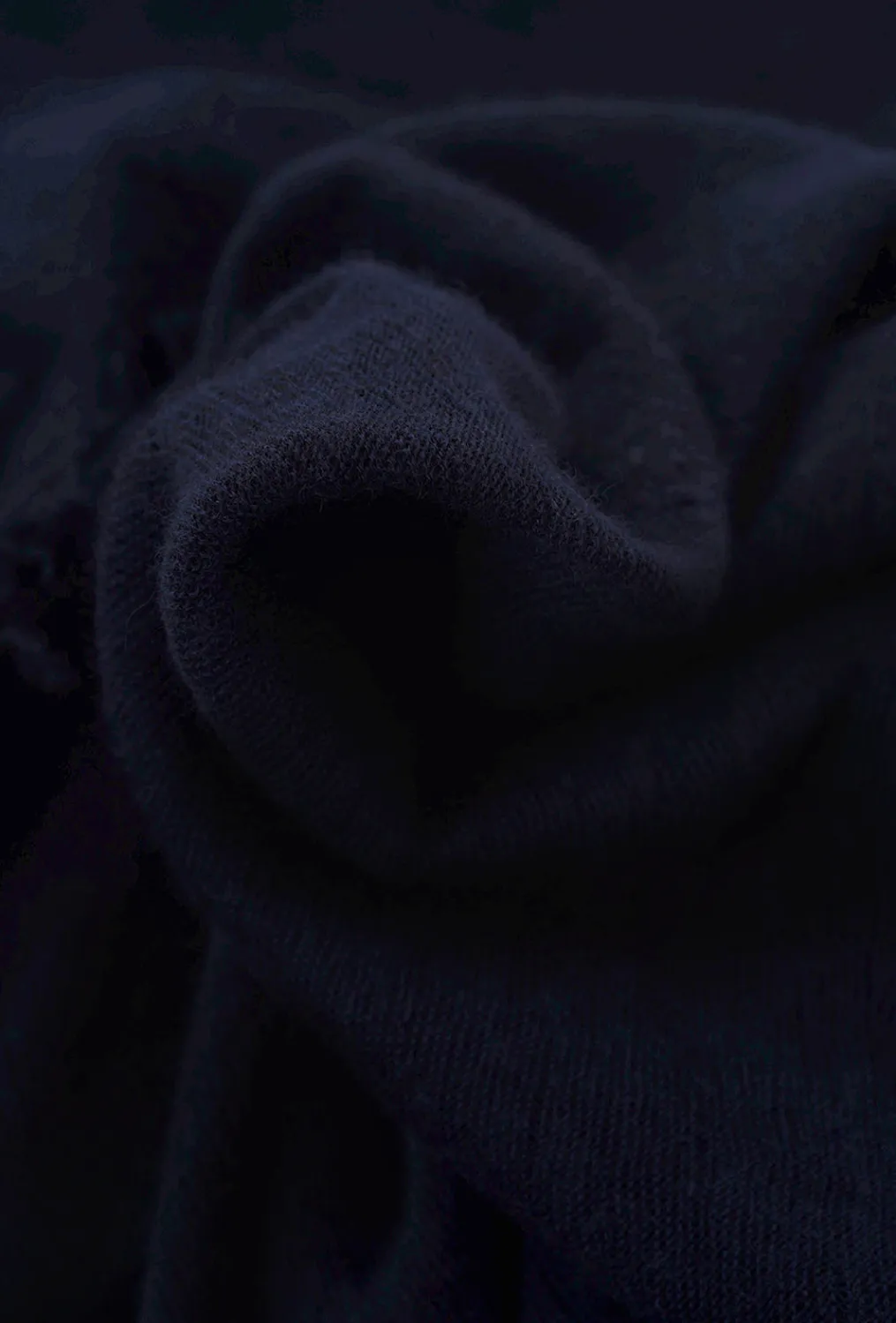 Online Evie Lou Cashmere Love Scarf, Royal Blue/Black