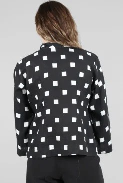 Cheap Evie Lou Checkpoint Jacket, Black
