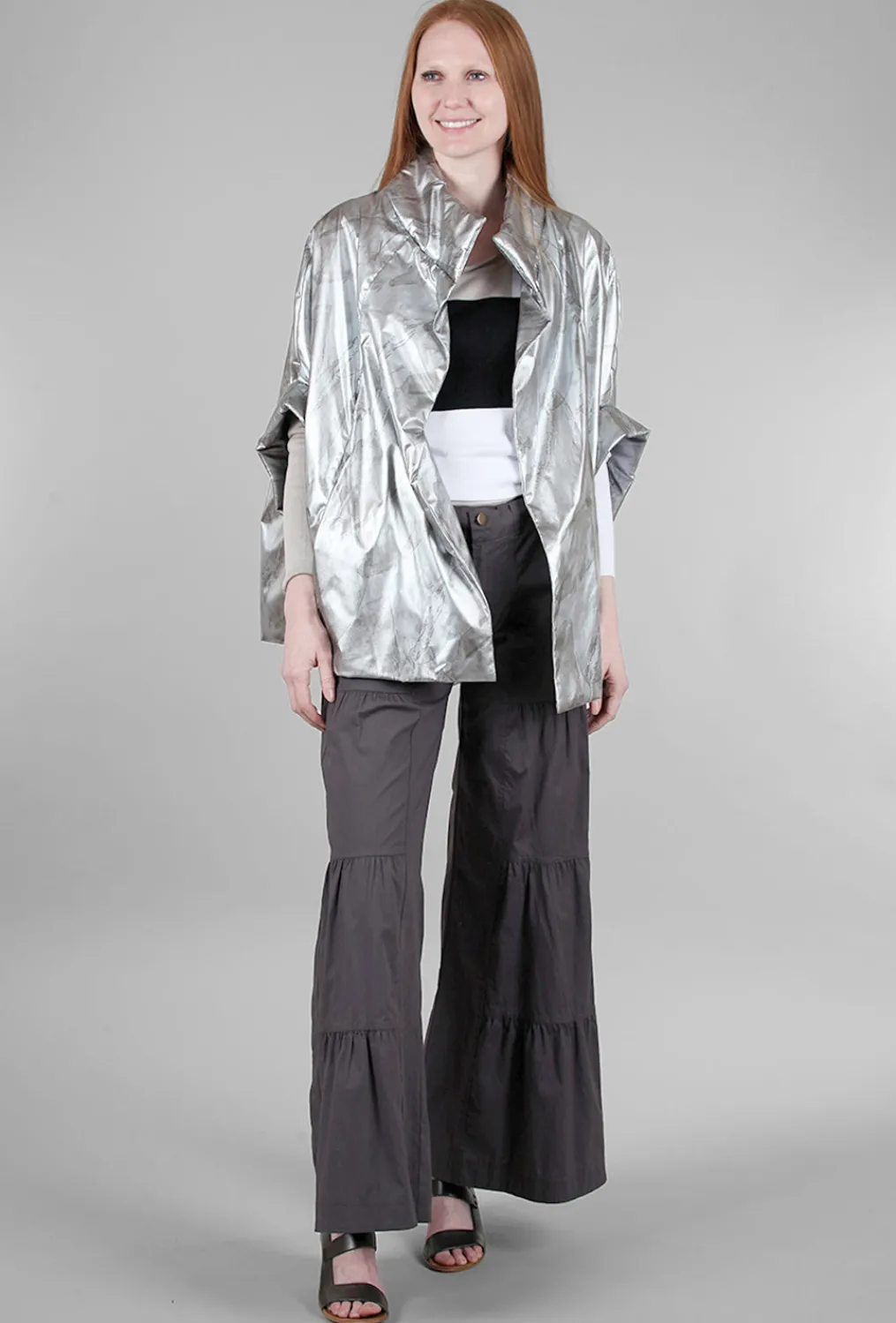 Cheap Evie Lou Chic Techno Cape, Marble