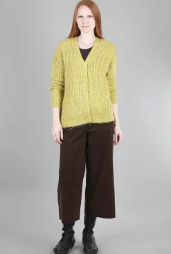 Flash Sale Evie Lou Chunky Oversized Cardie, Canary Yellow
