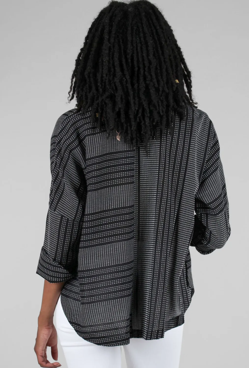 Best Evie Lou Circular Shirt Jacket, Black Beam