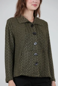 Flash Sale Evie Lou Cobblestone Pocket Jacket, Bonsai Olive