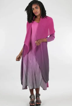 Cheap Evie Lou Collare Coat, Fuchsia Ombre