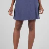 Hot Evie Lou Cotton Slub Beach Skirt, Navy