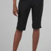 Best Evie Lou Cotton Slub Pedal Pusher, Black