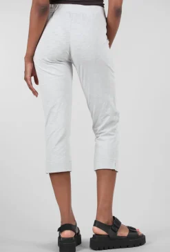 Hot Evie Lou Cotton Slub Pocket Capri, Dune