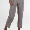 Best Sale Evie Lou Cotton Slub Pocket Flood, Earth