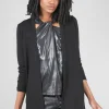 Hot Evie Lou Cozy Plush Cardie, Black