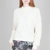 Flash Sale Evie Lou Cozy Pocket Sweater, Winter White