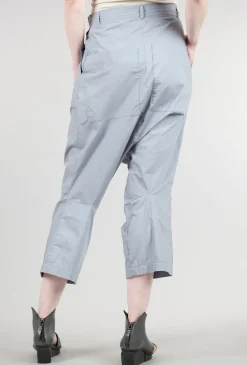 Best Evie Lou Crisp Cotton Slouch Trouser, Water