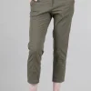 Flash Sale Evie Lou Crisp Seamed Trousers, Olive