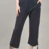 Best Evie Lou Crop Jersey Tie Pant, Ink