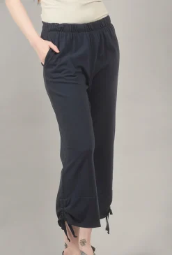 Best Evie Lou Crop Jersey Tie Pant, Ink