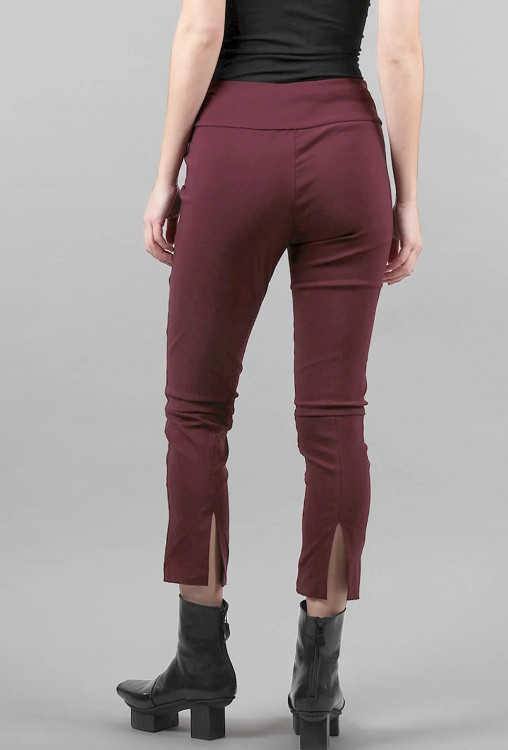 Clearance Evie Lou Cropped Hudson Pant, Rust
