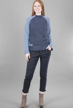 Cheap Evie Lou Cupid Pullover, Navy