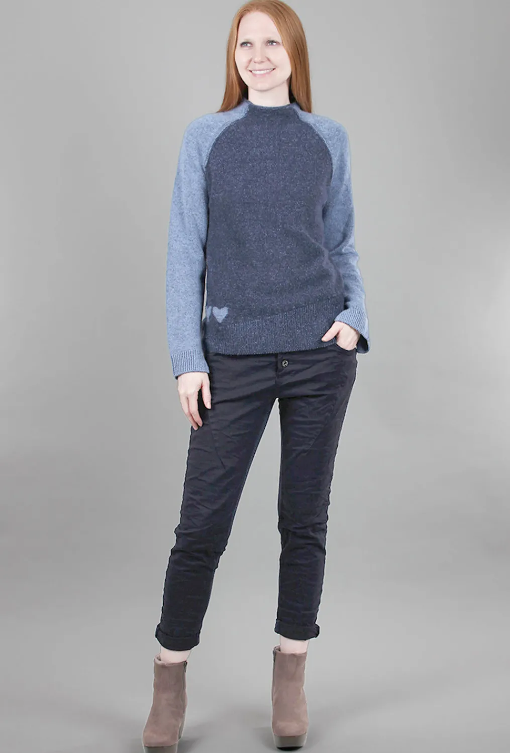 Cheap Evie Lou Cupid Pullover, Navy
