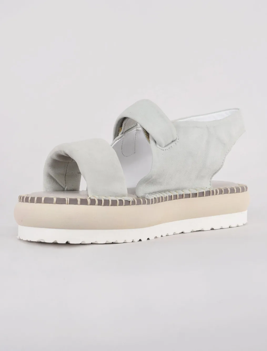 Best Evie Lou Cushion Strap Sandal, Powder Blue