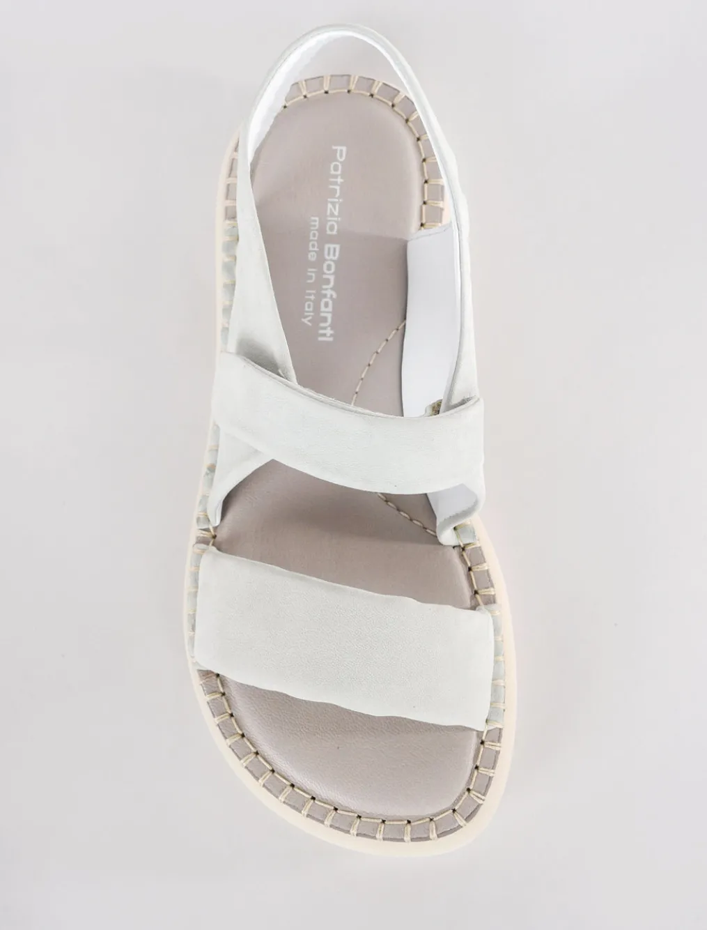 Best Evie Lou Cushion Strap Sandal, Powder Blue
