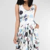 Store Evie Lou Dante Dress, White/Jupiter
