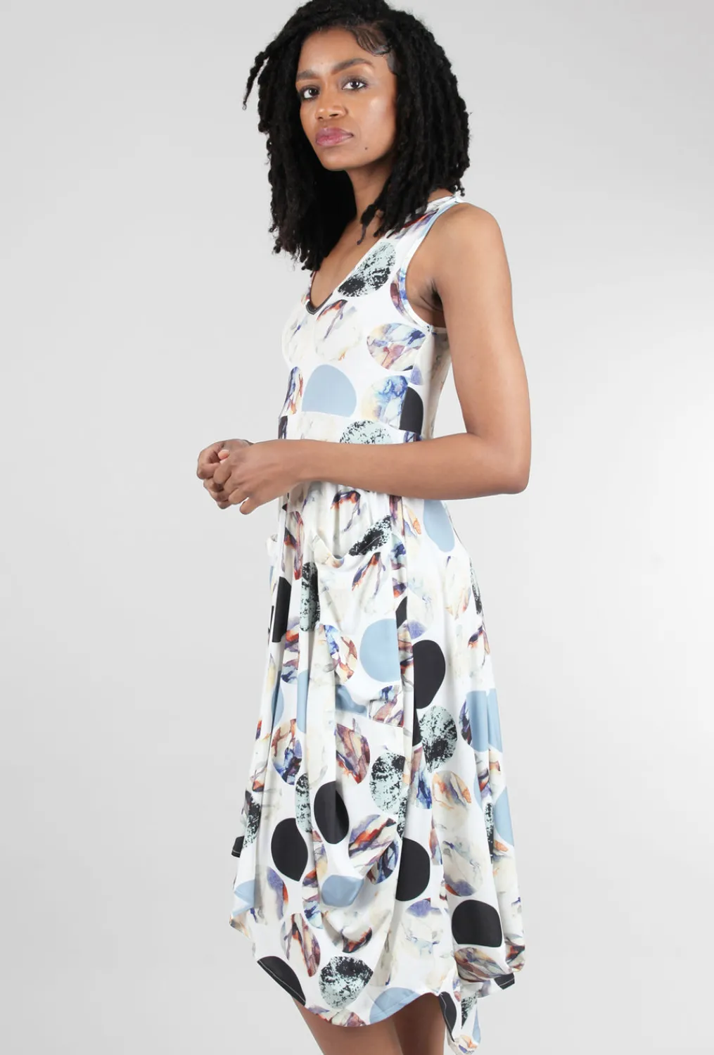 Store Evie Lou Dante Dress, White/Jupiter