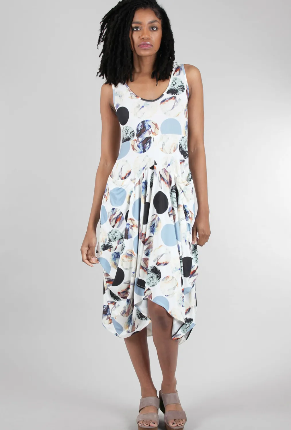 Store Evie Lou Dante Dress, White/Jupiter