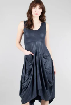 Sale Evie Lou Dante Shine Dress, Ink Vintage