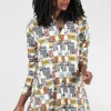Shop Evie Lou Destin Tunic, Rhythm Orange
