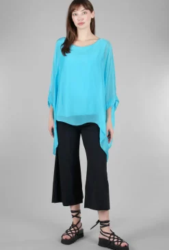 Online Evie Lou Dolman Drama Top, Bright Blue