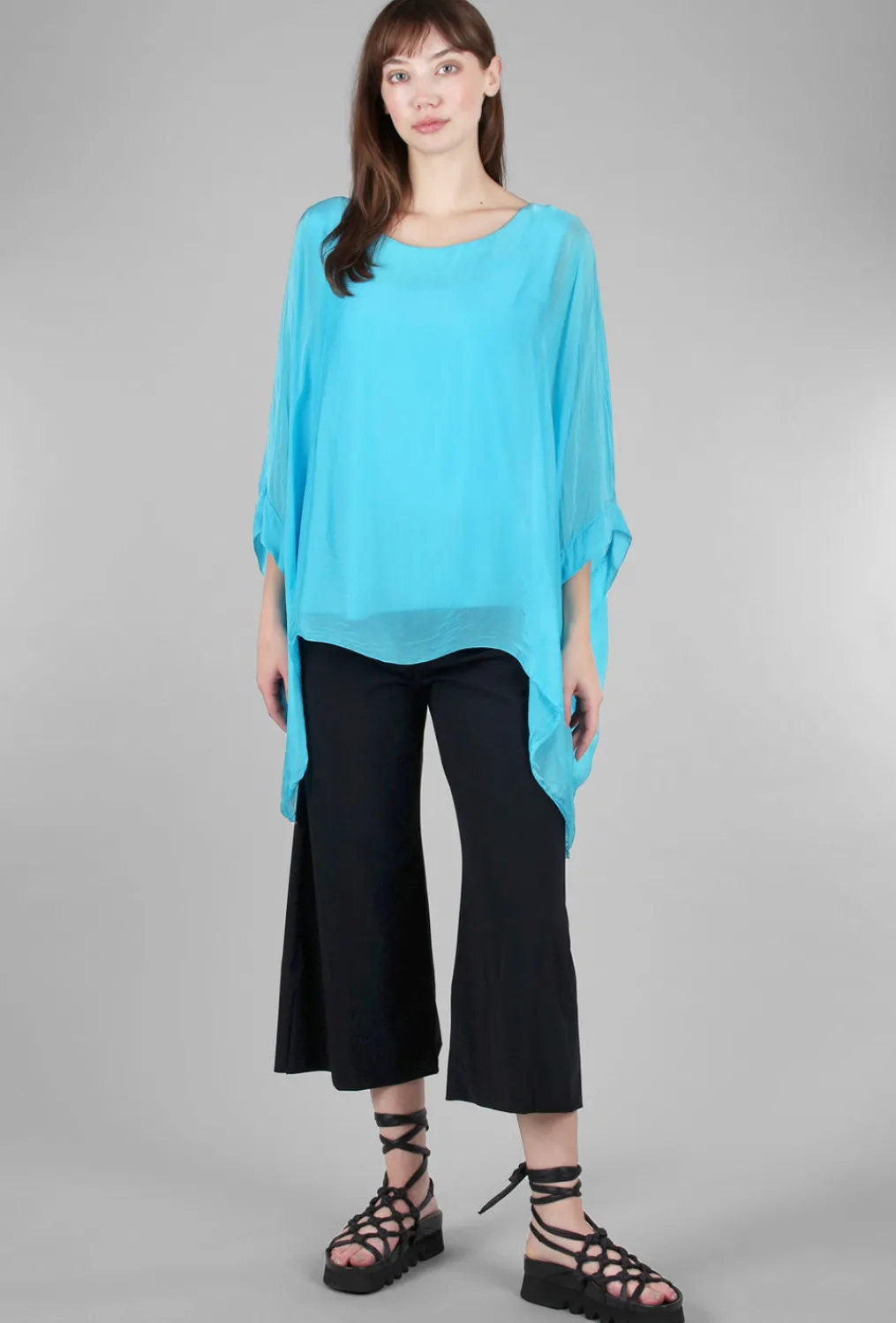 Online Evie Lou Dolman Drama Top, Bright Blue