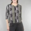 Flash Sale Evie Lou Dot Jersey Bella Tee, Olive