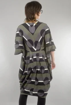 Online Evie Lou Dot Jersey Lana Dress, Olive