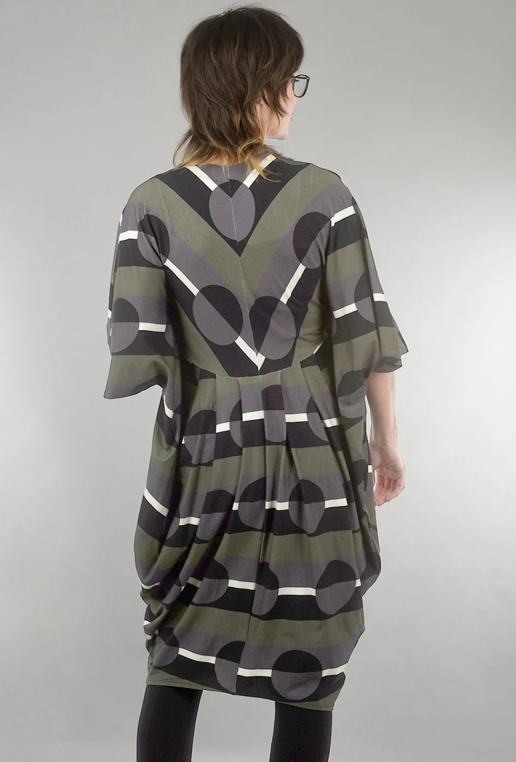 Online Evie Lou Dot Jersey Lana Dress, Olive