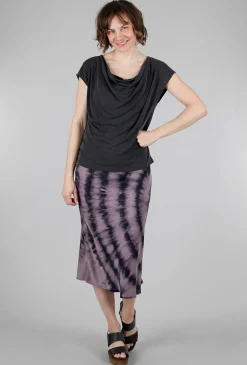 Outlet Evie Lou Drape Cowl Modal Top, Black