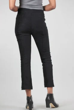 Best Evie Lou Faux Suede Bootcut Pant, Black