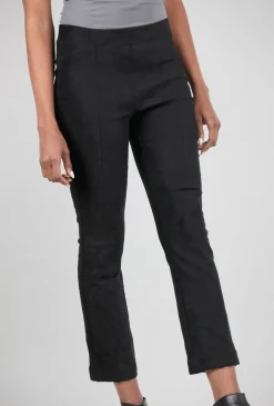 Best Evie Lou Faux Suede Bootcut Pant, Black