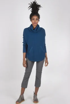 Best Sale Evie Lou Favorite Waffle Cowl, Admiral Blue