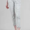Shop Evie Lou Four-Button Spring/Summer Signature Pant, Gray-Blue