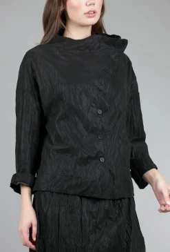 Discount Evie Lou Gallerist Crinkle Jacket, Black