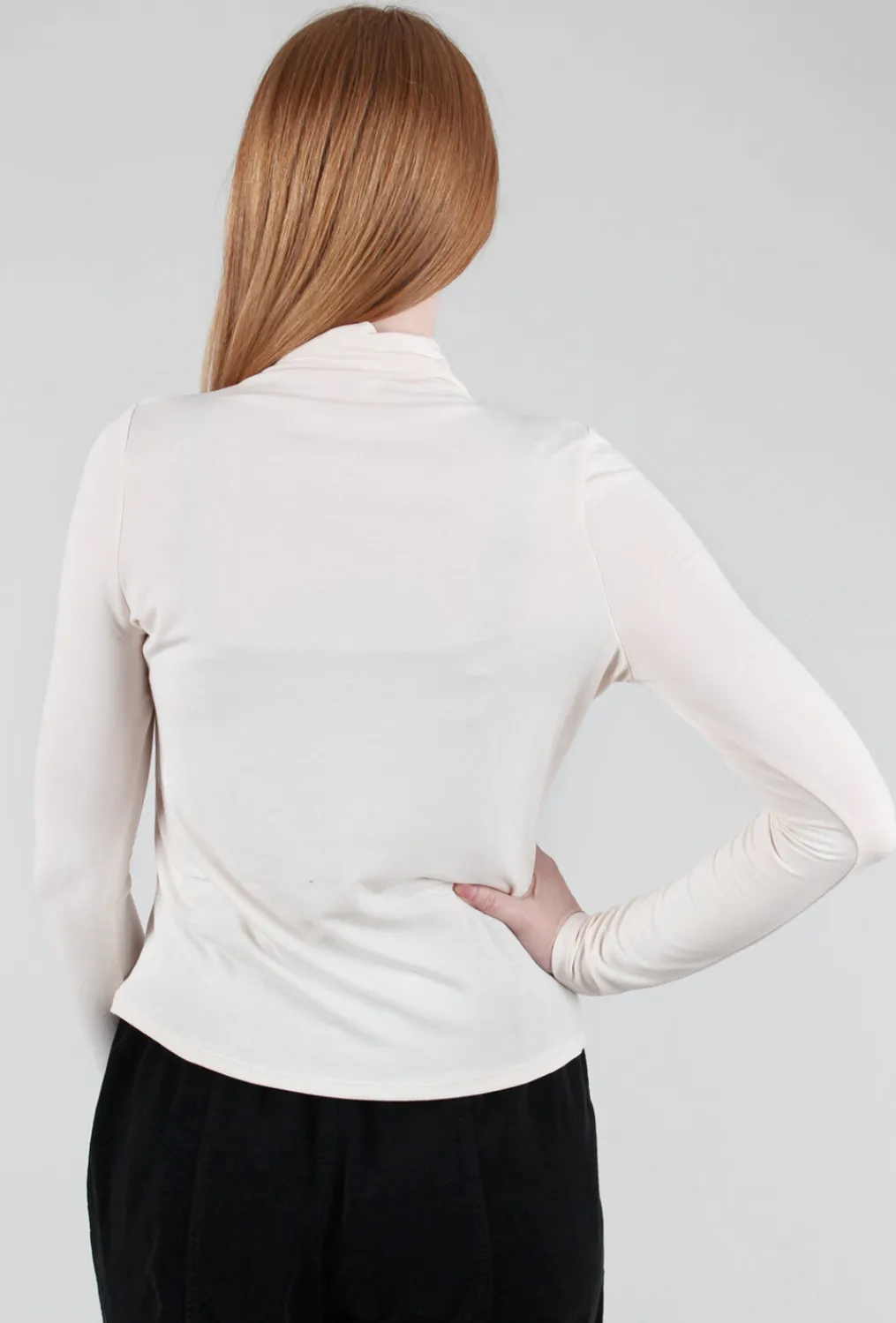 Fashion Evie Lou Gg Basic Tneck, Ecru