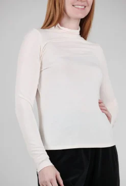 Fashion Evie Lou Gg Basic Tneck, Ecru