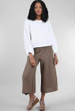 Shop Evie Lou Gianna Gauze Shirt, White