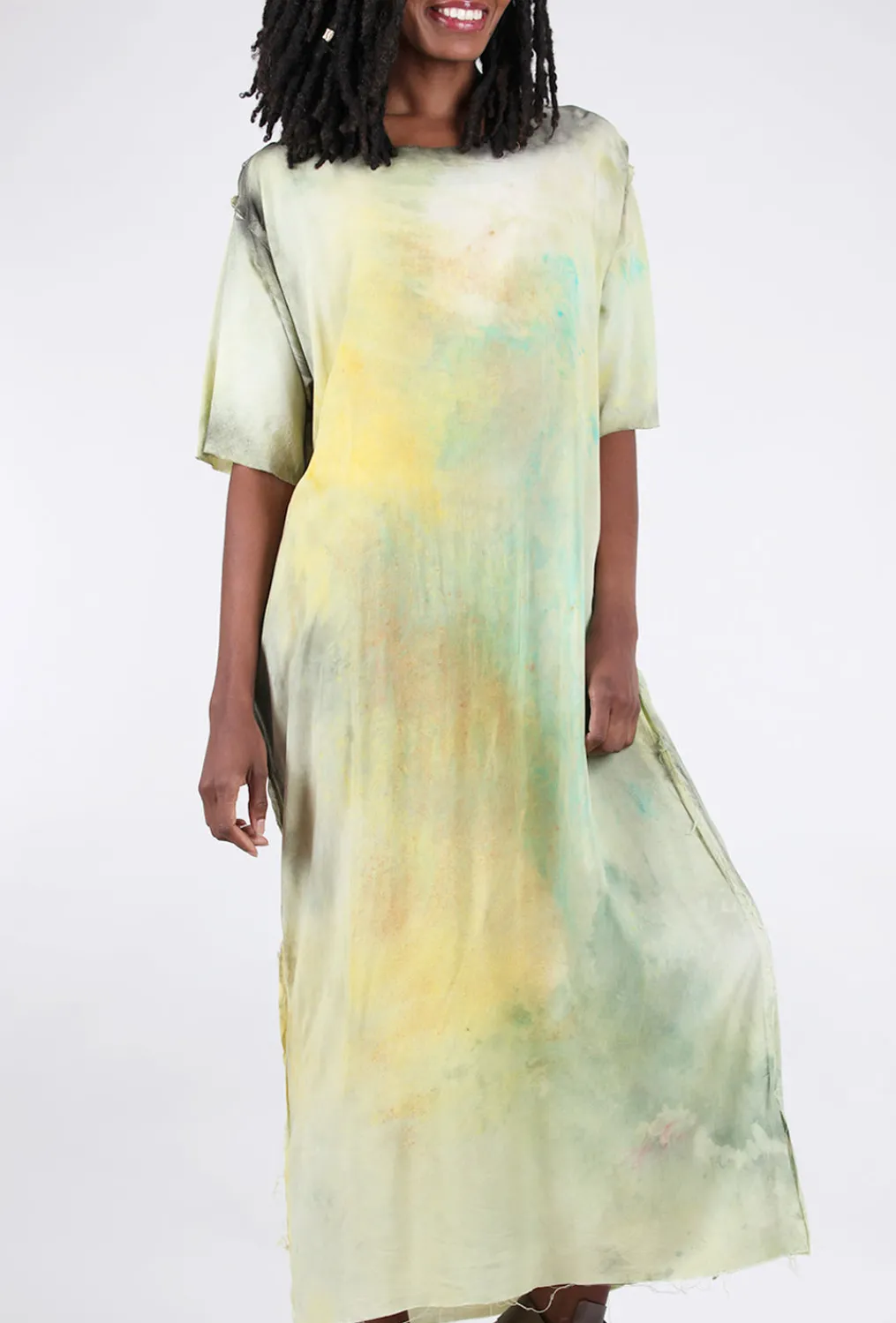 Hot Evie Lou Grand Dappled Sunlight Dress, Grass
