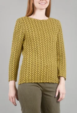 Outlet Evie Lou Gray Pucker Boatneck Top, Urchin