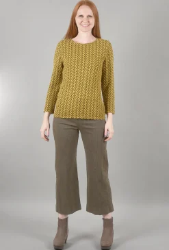 Outlet Evie Lou Gray Pucker Boatneck Top, Urchin