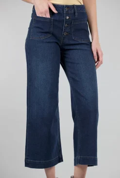 Shop Evie Lou Greta Denim, Backward Blue