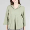 Store Evie Lou Henley Swing Top, Fern