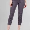 Best Sale Evie Lou High-Waist Jetter Pant, Charcoal