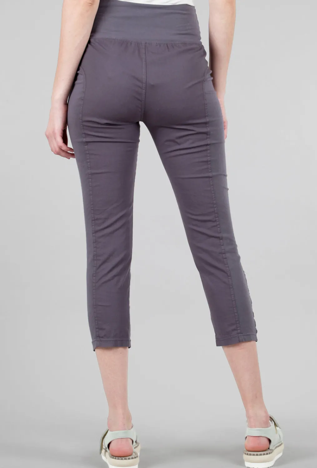 Best Sale Evie Lou High-Waist Jetter Pant, Charcoal