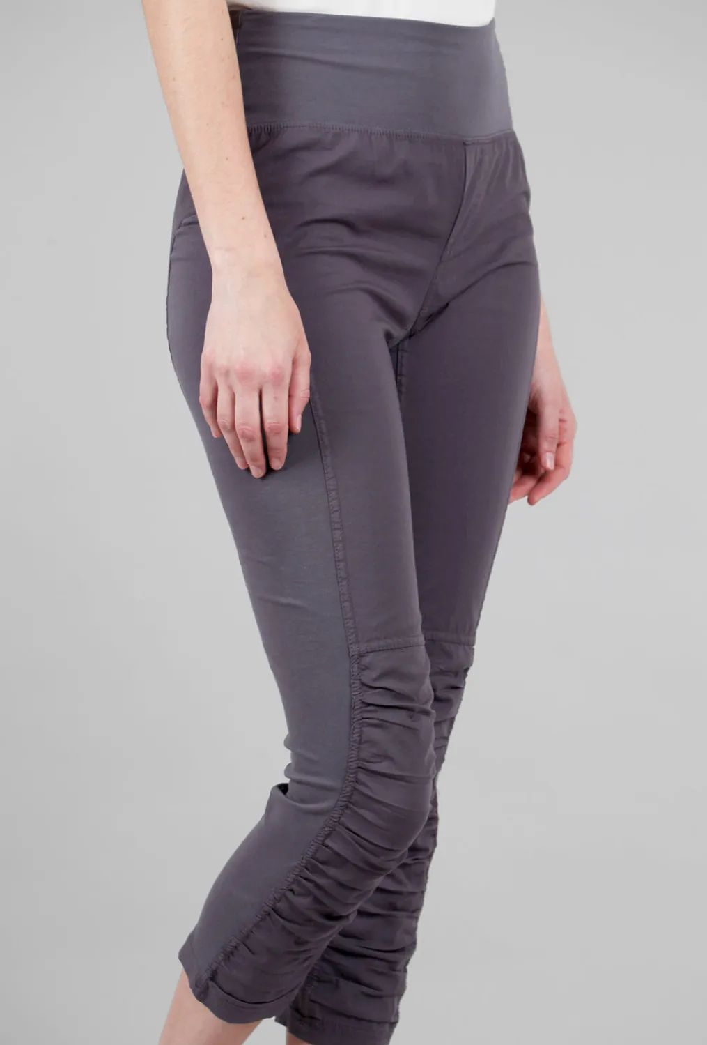 Best Sale Evie Lou High-Waist Jetter Pant, Charcoal